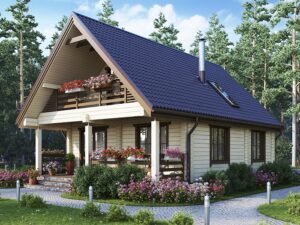 Дом из бруса ДБ-105