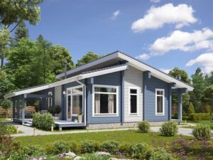 Дом из бруса ДБ-120