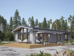 Дом из бруса ДБ-123