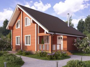 Дом из бруса ДБ-125